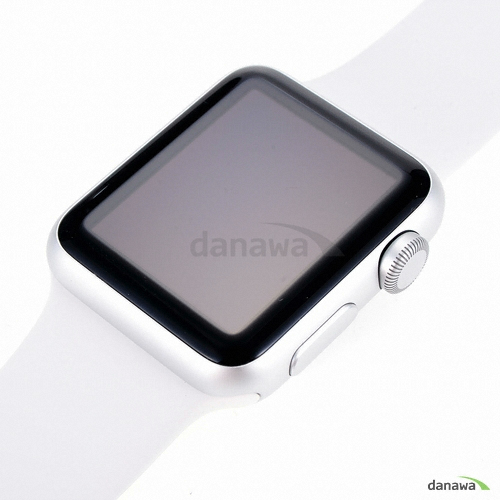 APPLE 워치 스포츠 38mm 실버 (오렌지 스포츠밴드)_이미지
