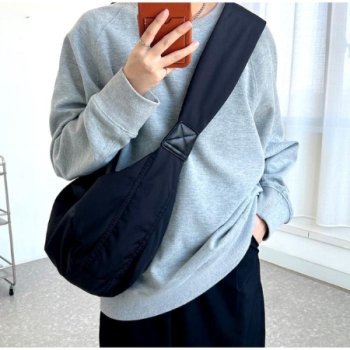 니치브릿지 2컬러 보부상가방 크로와상가방 크로스백 13169339_이미지