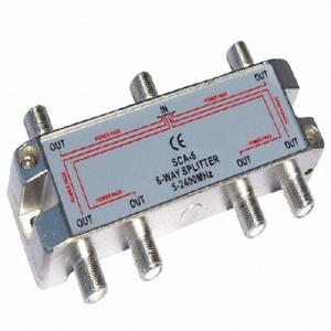 1:6 RF 안테나 분배기 (SCA-6)