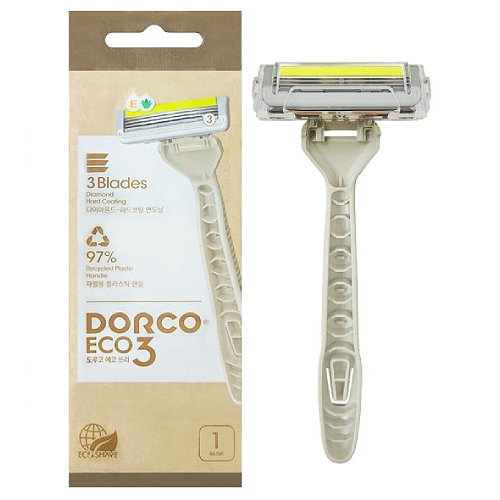 도루코 에코3 일회용 면도기 (10개)_이미지