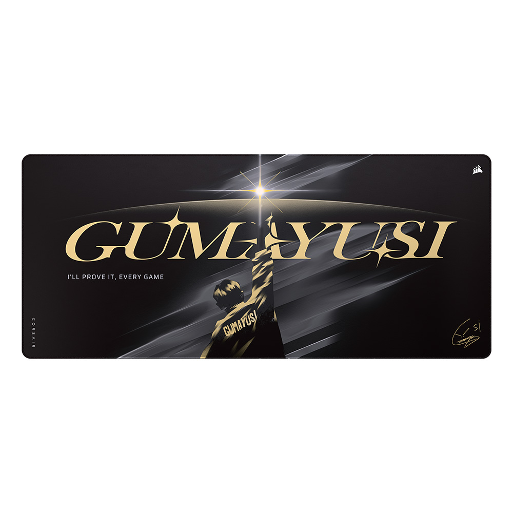 CORSAIR MM Anti-fray 2XL Black Gold 구마유시 에디션