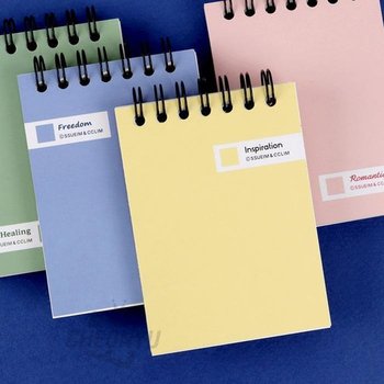 심플 편한 미니 상철 라인 노트 수첩 8mm 38979352