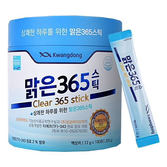 광동생활건강 맑은365스틱 12g 100포 (1개)_이미지
