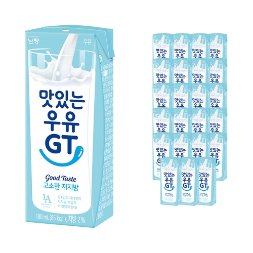 남양유업 맛있는우유 GT 고소한 저지방우유 190ml (8개)_이미지