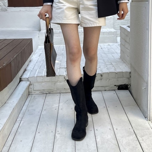  홀릭 가죽롱부츠 HKR041 여성 가을 겨울 패션 워커