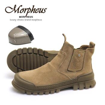 모피어스 남성 캐주얼 하이탑 소가죽 안전화 BKSF1568 S18888629