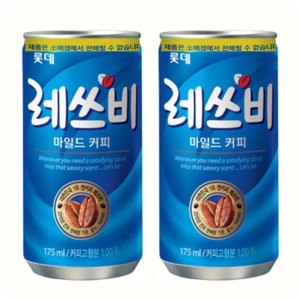 롯데칠성음료 레쓰비 마일드 175ml (업소용) (6개)