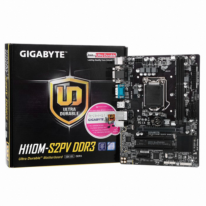 GIGABYTE GA-H110M-S2PV DDR3 듀러블에디션 제이씨현_이미지