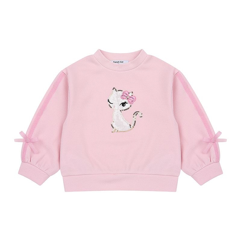 프렌치캣 백 PK 리본 배색 MTM Q61DDT310C