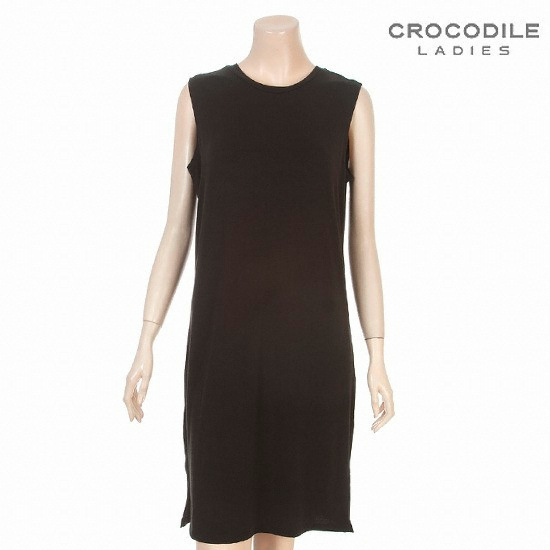 크로커다일레이디 원피스 CL6FTS902_BK_이미지