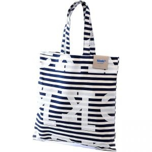 마리메꼬 토트백 쇼퍼백 091176 150 스몰 아케라 타사 로고 다크 블루 x 오프 화이트 263182_이미지