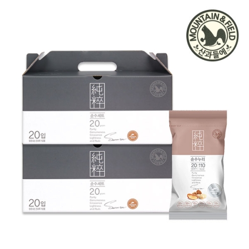 산과들에 순수누리 선물세트 20g 20개입 (2개)_이미지