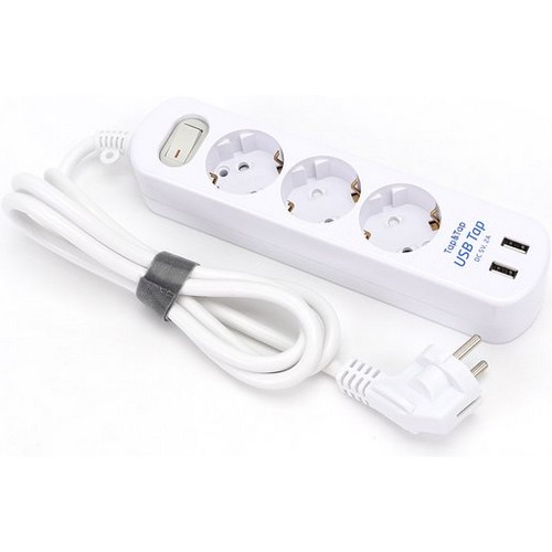 세계 에코파워탭 탭앤탭 3구 16A USB 메인 절전형 멀티탭 (1.5m)_이미지