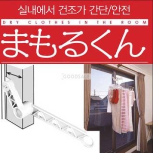 아즈마코리아 청소달인 마모르군 샷시용 빨래걸이/고시원 빨래건조대  AZ955W  AZ955W