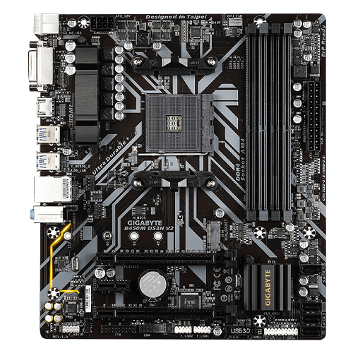GIGABYTE B450M DS3H V2 듀러블에디션 제이씨현 (벌크)