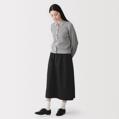 MUJI 여성 워싱 코튼 이지 스커트 BE20VA6S이미지입니다. 누르면 해당 게시물로 새창이동합니다.