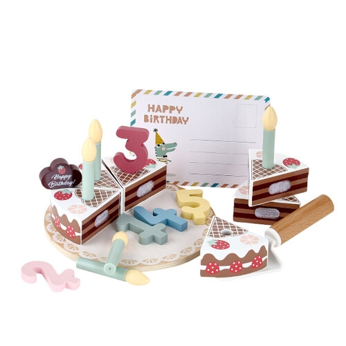 투키토이 원목생일케이크 544B