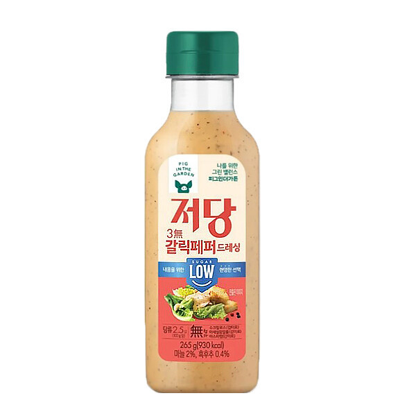  피그인더가든 저당 갈릭페퍼 드레싱 265g [1개]