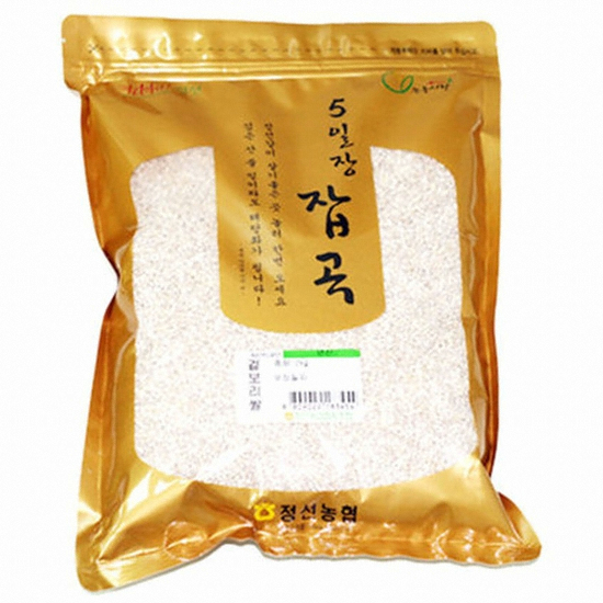 정선농협 5일장 잡곡 늘보리쌀 4kg (1개)_이미지