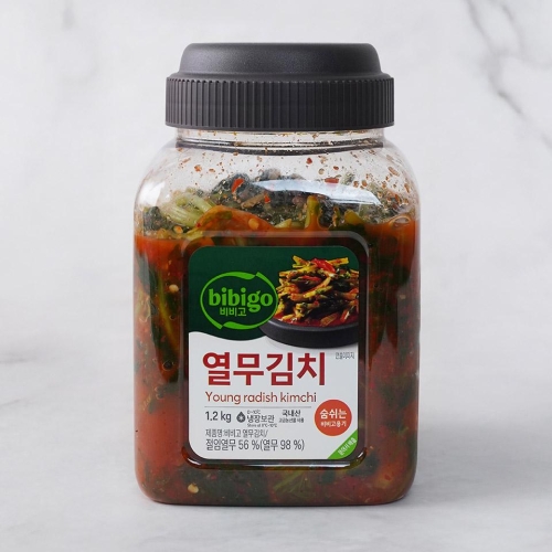 CJ제일제당 비비고 열무김치 용기형 1.2kg [1개]