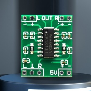 PAM8403 미니 파워 앰프 보드 2 채널 스테레오 오디오 모듈 2.5V-5.5V 23W USB 전원 공급 장치
