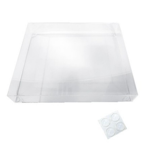 데논 턴테이블 전용 투명커버 (+ 모서리패드)