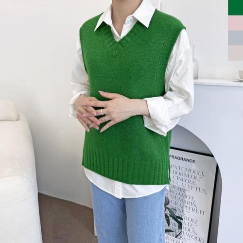 라일리 Rly 2L-UPP 1011 여자 브이니트조끼 S13528196_이미지