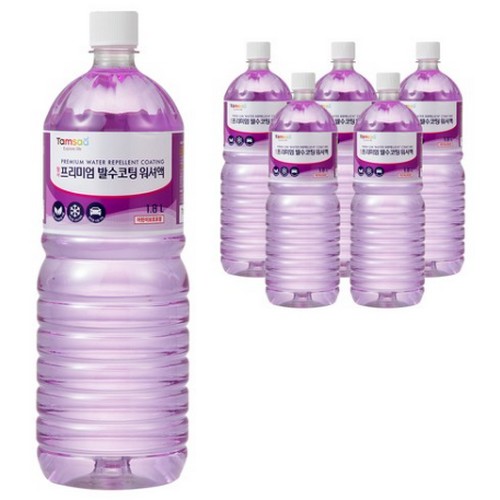 쿠팡 탐사 프리미엄 발수코팅 워셔액 1.8L (2개)