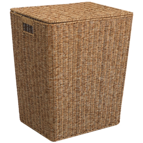 네이쳐리빙 데이지가든 라탄 빨래바구니 80L