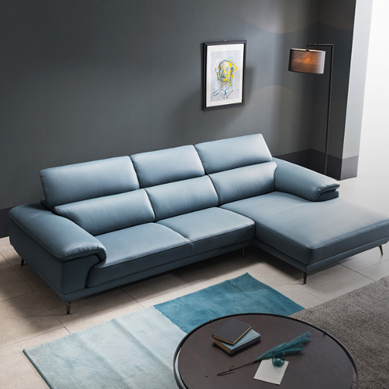 자코모  베니 카우치형 기능성 천연가죽 소파 4인용