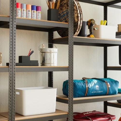 파인콘 트레벨 컴팩트 조립식 철제 5단 앵글선반 800x400 (180cm(높이))_이미지