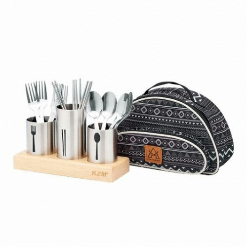 프리미엄 커틀러리 세트 블랙