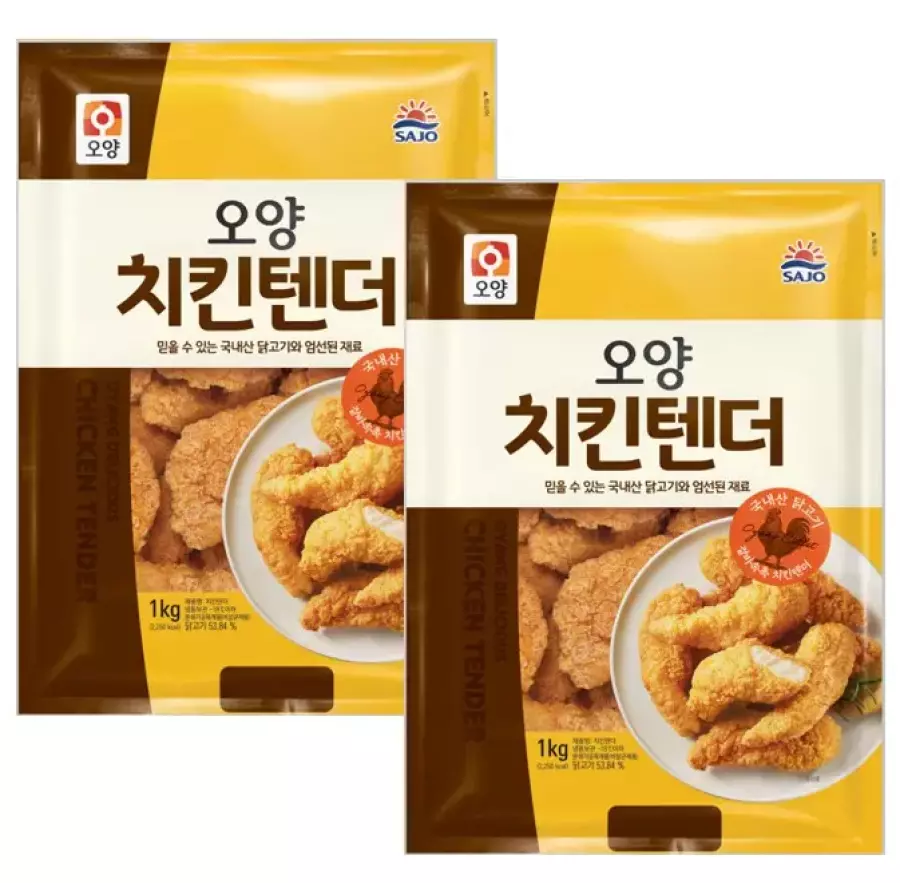 사조오양 치킨텐더 1kg (2개)_이미지
