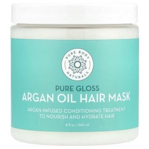 퓨어 글로스 아르간오일 헤어 마스크 240ml