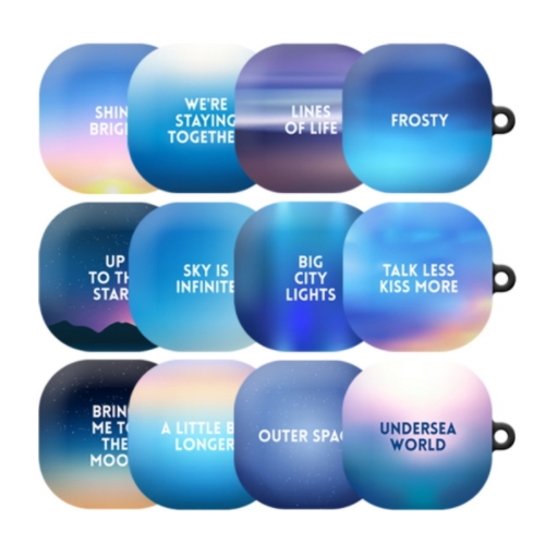 몬드몬드 갤럭시 버즈 프로/라이브 포인트 블루 하드 케이스