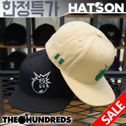 햇츠온 J0HU204 THE HUNDREDS 미국 직수입 브랜드 Adam Bomb logo Alias Snapback Ca..