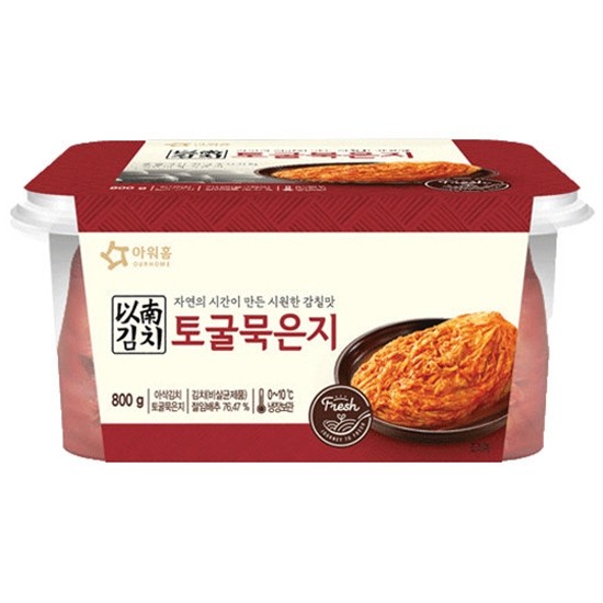 아워홈 이남김치 토굴묵은지 800g (4개)