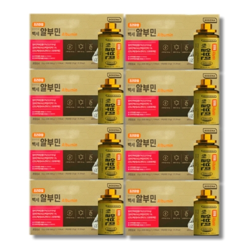 지케이라이프 프리미엄 오한진의 백세 알부민 33g 30병 (8개)_이미지