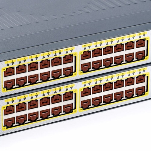 컴엑스아이 스마트키퍼 NL03P2 랜 포트락 (브라운, 100개)_이미지