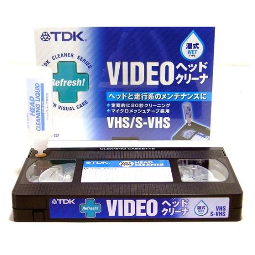 TDK TCW-22F VHS/S-VHS 크리너 Wet형_이미지