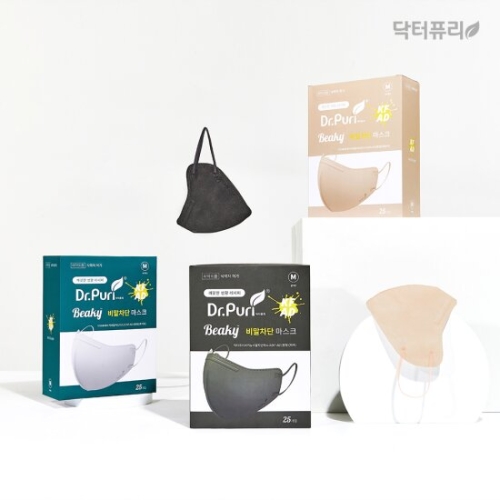 닥터퓨리 KFAD 비키 새부리형 비말차단 마스크 25매 2개입_이미지