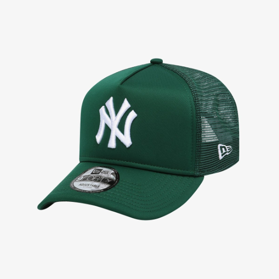 뉴에라 MLB 뉴욕 양키스 스폰지 시리즈 A프레임 트러커 볼캡 그린 15206365_이미지