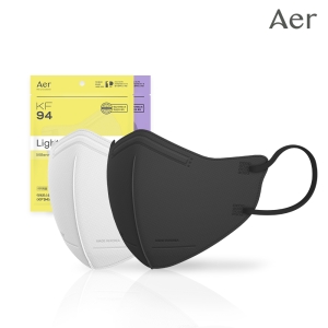 스탠다드 라이트핏 보건용 마스크 소형 KF94 1개입 10개 블랙