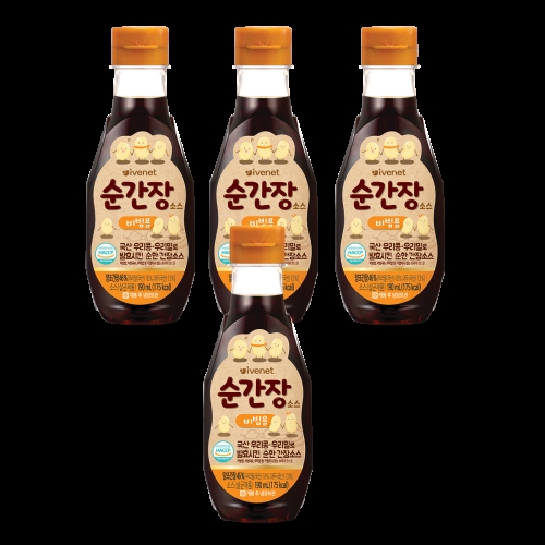 아이배냇 베베 순간장소스 비빔용 190ml (4개)_이미지