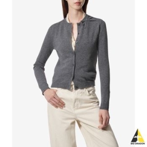 발렌티노 리본 디테일 가디건 다크 그레이 멜란지 5B3KA07Y8N1J73