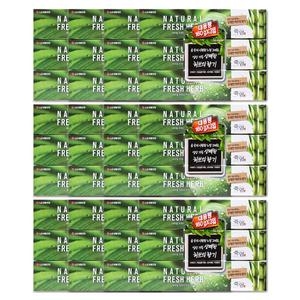 죽염 내추럴 프레쉬 허브치약 160g (36개)