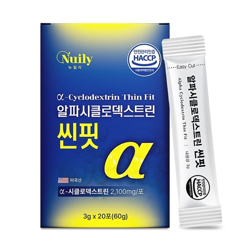 뉴일리 알파시클로덱스트린 씬핏 분말 스틱 3g 20포 (1개)