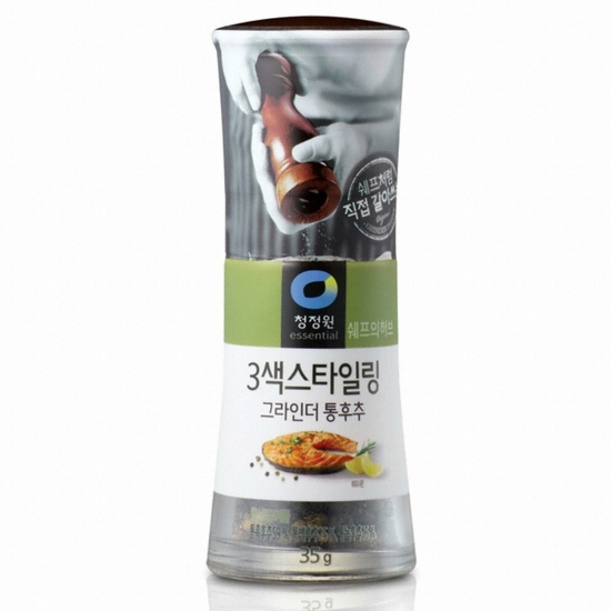 대상 청정원 3색 스타일링 그라인더 통후추 35g