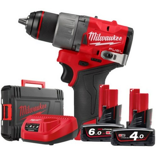 밀워키 M12 FDD2 (4.0Ah+6.0Ah, 배터리 2개)_이미지