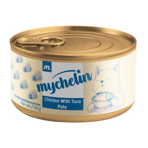 마이베프 캣 마이슐랭 참치 파테 캔 80g (1개)_이미지